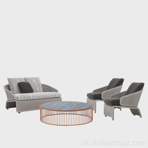 Outdoor Ecksofa Outdoor Möbel Weidensofa Set